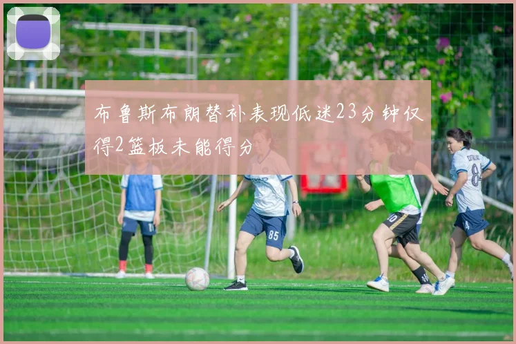 布鲁斯布朗替补表现低迷23分钟仅得2篮板未能得分